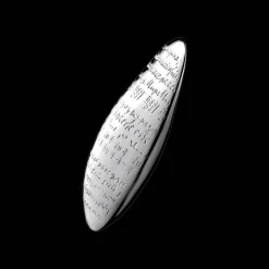 Presse papier en métal argenté