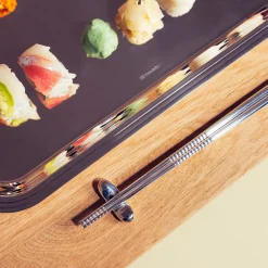 Repose Baguettes en métal argenté