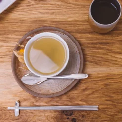 Repose Baguettes en métal argenté