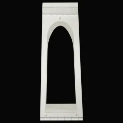 Repose bouteille en métal argenté