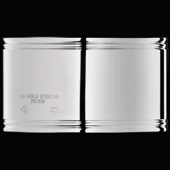 Rond de serviette en argent massif