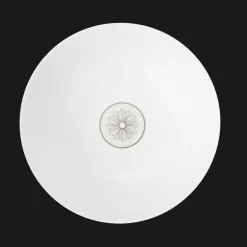 Saladier en porcelaine finition Platine