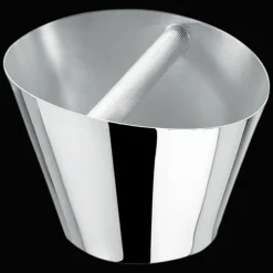 Seau à champagne 2 bouteilles en métal argenté