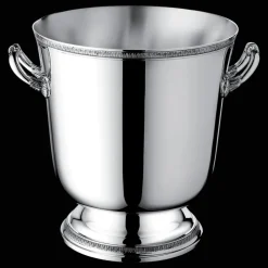 Seau à champagne en métal argenté