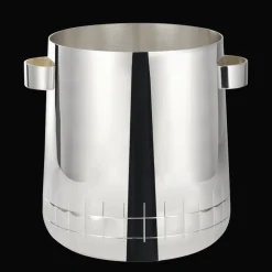 Seau à champagne en métal argenté