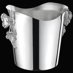 Seau à champagne en métal argenté