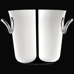 Seau à champagne en métal argenté