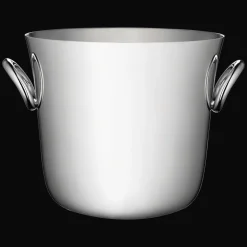 Seau à champagne en métal argenté