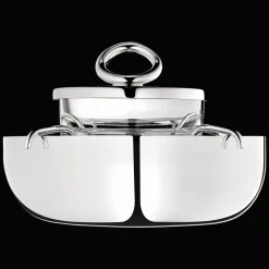 Service à caviar en métal argenté