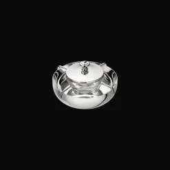 Service à caviar et métal argenté