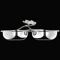 Service 2 coupelles en métal argenté