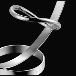 Serviteur à vin en métal argenté