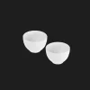 Set de 2 Bols à Bouillon en Porcelaine
