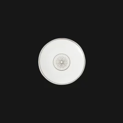 Set de 2 coupelles à sauce en porcelaine finition Platine