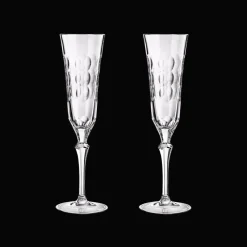 Set de 2 flutes à champagne en cristal