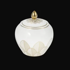 Sucrier 30 cl en porcelaine finition Or