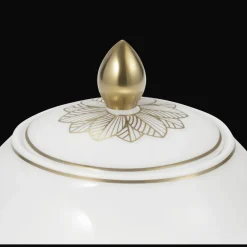 Sucrier 30 cl en porcelaine finition Or