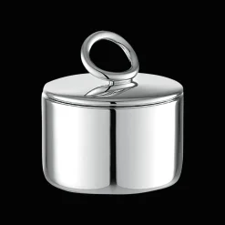 Sucrier en métal argenté