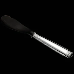 Tartineur à caviar en corne et en métal argenté