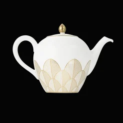 Théière boule 1,5L en Porcelaine - Or