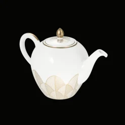 Théière boule 1,5L en Porcelaine - Or