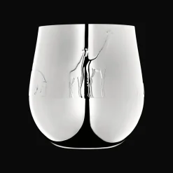 Timbale en métal argenté