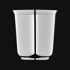 Timbale en métal argenté