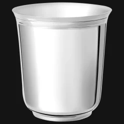 Timbale en métal argenté