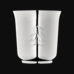 Timbale en métal argenté