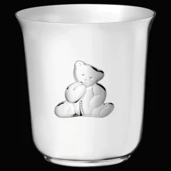 Timbale en métal argenté