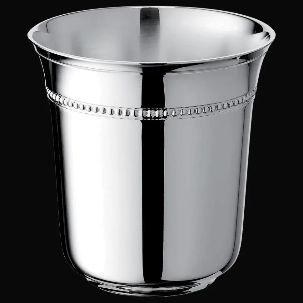 Timbale en métal argenté