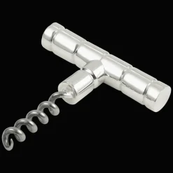 Tire bouchon en fonte argentée