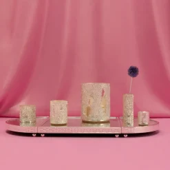 Vase en métal argenté