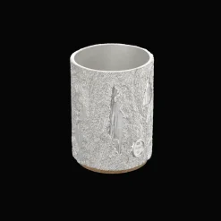 Vase en métal argenté