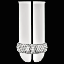 Vase petit modèle en métal argenté