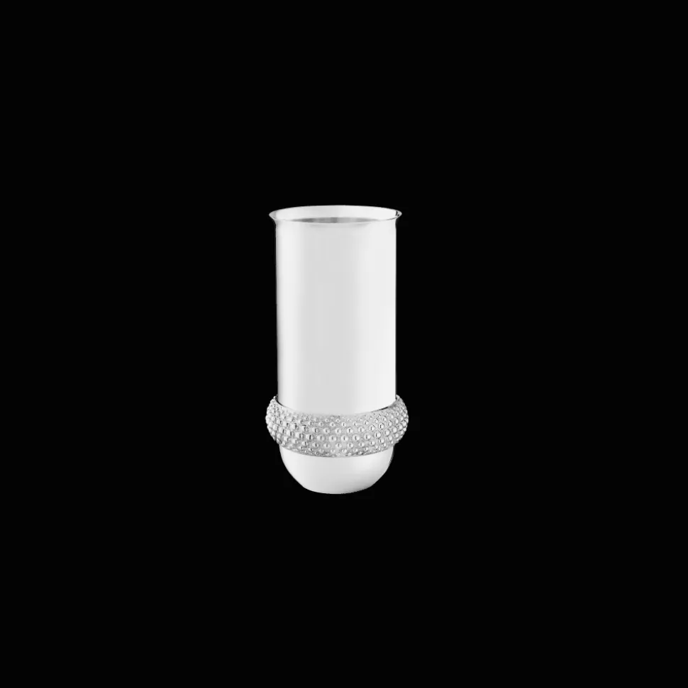 Vase petit modèle en métal argenté